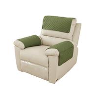 Housse de Protection pour Fauteuil, Housses d'accoudoir de canapé, Housses d'appui-tête pour canapé inclinable, imperméables, antidérapantes et abrasions(Green,1 Seater(3pcs))