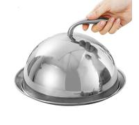 Housse de protection pour fer à repasser, plaques incluses, couvercle pour assiettes, couvercles en acier inoxydable pour cuisiner des repas, dîners à la maison, anniversaires, M