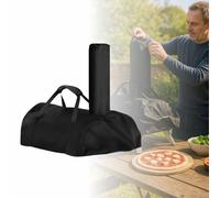 Housse de protection pour four à pizza d'extérieur multi-combustibles pour barbecue Ooni Karu 12-420D Oxford robuste avec boucles et poignée sécurisées, coupe-vent et anti-rayures, 1 pièce (Karu 12)
