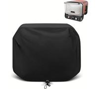 Housse de protection pour four à pizza série 100 101, résistante aux intempéries, avec cordon de serrage réglable, noir