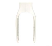 Housse de protection pour fourche avant de scooter électrique pour Pro, matériel durable + pièce de rechange en plastique, noir/blanc (housse blanche)