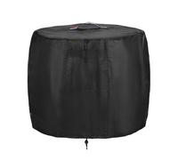 Housse de Protection Pour Foyer Extérieur, Imperméable avec Cordon de Serrage, Noire, Résistante aux Intempéries - Ajustable, Facile à Installer, Protection Optimale Pour Terrass (33x30in)