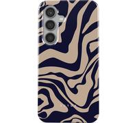 Housse de protection pour Galaxy S24 Plus, Burga Vigilant Tough, Beige et bleu marine