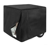 Housse de protection pour générateur d'extérieur en tissu Oxford 420D solide contre la pluie et la poussière (78 x 60 x 53 cm, noir)