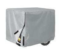 Housse de Protection pour Générateur, Imperméable, Antipoussière, Résistante aux Intempéries, Oxford 420D, Fermeture Sécurisée Antivent, pour Extérieur Jardin Patio Universel (Gris, 89 x66x71 cm)