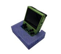 Housse de Protection pour GKD PIXEL2 Console de Jeu Portable Résistant aux Chutes et à la poussière Magnétique Boîte de Rangement Étui de Protection Support de poignée (Violet Transparent)