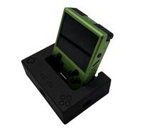 Housse de Protection pour GKD PIXEL2 Console de Jeu Portable Résistant aux Chutes et à la poussière Magnétique Boîte de Rangement Étui de Protection Support de poignée (Noir)