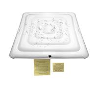 Housse de Protection pour Gonflable, Coussin de Couvercle de Spa Pliable, Design carré de 160 cm, avec poignée, Coussin Isolant résistant aux UV, idéal pour Le Camping en Plein air, Les