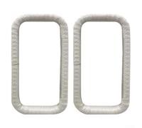 Housse de protection pour gouttière en caoutchouc lisse pour éviter les blocages et fournir une protection pendant la manipulation pour les familles et les animaux domestiques (10,2 x 7,6 cm : 2