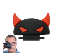 Housse de protection pour griffe porte-accessoires, protection d'appareil photo en silicone drôle, lampe flash pour appareil photo, accessoires de dessin animé attrayants pour appareil photo de photog