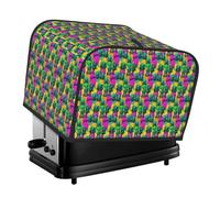 Housse de protection pour grille-pain 4 tranches avec imprimé ananas coloré et étanche à la poussière pour appareils de cuisine