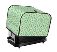 Housse de protection pour grille-pain 4 tranches Motif ananas vert