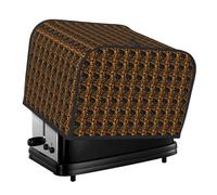 Housse de protection pour grille-pain à 4 tranches - Motif rétro africain - Pour cuisine, petit déjeuner, décoration quotidienne