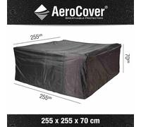 Housse de protection pour groupe de salon AeroCover 255x255x70cm