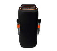 Housse de protection pour haut-parleur avec pied de microphone intégré, étui noir anti-poussière pour JBL pour PartyBox 110/120, tissu élastique lisse pour voyage et utilisation à la maison