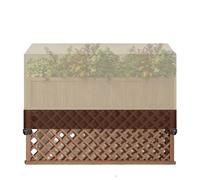 Housse De Protection Pour Jardin Surélevé Pliable Imperméable | Couverture De Protection Hivernale Pour Jardinière Surélevée Pour Myrtille Tomate Fleurs Légumes Fruits Arrière-Cour Cour