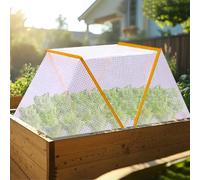 Housse de protection pour jardinière surélevée - 82 x 33 x 36 cm - Pliable - Pour jardin et légumes - Avec housse - Robuste et respirante (grand)