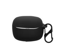 kwmobile Housse pour écouteurs Compatible avec JBL Tune Beam 2 - Coque de Protection en Silicone - Noir