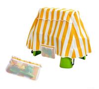 Housse de protection pour jouets d'extérieur pour table de jeu aquatique - Anti-UV et anti-poussière pour enfants avec pochette de rangement - Tissu Oxford pour terrasse 94 x 56 x 65 cm (jaune)