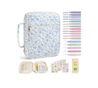 Housse de Protection pour La Bible,grand coffret Bible avec poignée robuste, kit d'étude biblique, protège-bible avec poche et marque-page pour filles