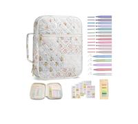 Housse de Protection pour La Bible,grand coffret Bible avec poignée robuste, kit d'étude biblique, protège-bible avec poche et marque-page pour filles
