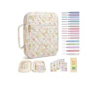 Housse de Protection pour La Bible,grand coffret Bible avec poignée robuste, kit d'étude biblique, protège-bible avec poche et marque-page pour filles