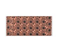 Housse de protection pour lave-linge et sèche-linge avec sac latéral anti-poussière et teinture par nœuds pour buanderie et cuisine 130 x 55,9 cm