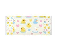 Housse de protection pour lave-linge et sèche-linge avec sac latéral anti-poussière - Motif canards mignons - 130 x 55,9 cm