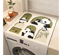 Housse De Protection Pour Lave-Linge Et SèChe-Linge,Motif Animaux,Chat Et Panda Tapis AntidéRapante Machine à Laver,Housse Anti-PoussièRe Pour Cuisine,Bain,DéCo Buanderie (Color 4,40 x50 cm)