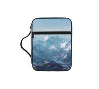 Housse de protection pour livre Bible imprimé montagnes, étui pour femmes et filles, avec poignée pour Bible de taille standard