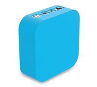 Housse de Protection pour Mac Mini M4 Mini Computer Host Case M4 / M4 Pro Manchon en Silicone Anti-poussière et Anti-Chute (Sky Blue)