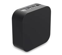 Housse de Protection pour Mac Mini M4 Mini Computer Host Case M4 / M4 Pro Manchon en Silicone Anti-poussière et Anti-Chute (Black)