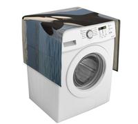 Housse de protection pour machine à laver avec poches de rangement pour lave-linge et sèche-linge, 137,9 x 52,1 cm, pour réfrigérateur, cuisine, décoration d'intérieur