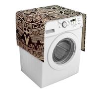 Housse de protection pour machine à laver avec poches de rangement pour lave-linge et sèche-linge, 137,9 x 52,1 cm, pour réfrigérateur, cuisine, décoration d'intérieur