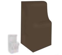 Housse de protection pour machine d'arcade en tissu Oxford 420D avec cordon de serrage pour console de jeu électronique résistante à la poussière Marron 51 x 68,5 x 145 cm
