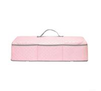 Housse de protection pour machines Cricut Maker 4 et Explore Series en nylon matelassé, poches intérieures extérieures rembourrées pour outils et accessoires (rose)