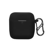 kwmobile Housse pour écouteurs Compatible avec Marshall Minor IV/Minor 4 - Coque de Protection en Silicone - Noir