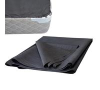 Housse de protection pour meubles de déménagement - Housse de protection anti-poussière en tissu - Dissimule le cadre et les meubles intérieurs - Fond de teint à sommier tapissier complet et Queen