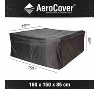 Housse de protection pour meubles de jardin groupe AeroCover 160x150x85cm