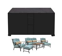 Housse de protection pour meubles de jardin, imperméable, résistante aux UV, au vent, 205 x 104 x 71 cm, protection contre les intempéries