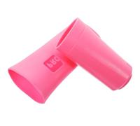 Housse de Protection pour Microphone Bbs U-666b Rose en Silicone sans Fil | Absorption des Chocs et Protection les Impacts, Maintien Antidérapant pour Chanteurs, Journalistes, Conférences et Interviews