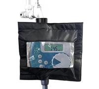 Housse de protection pour minuterie d'irrigation extérieure, robinet de tuyau avec vitre avant transparente, couverture de protection UV en tissu Oxford pour jardin, serre, terrasse