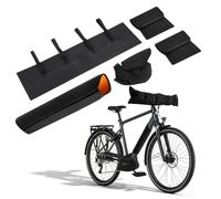 Housse de Protection pour Moteur Central et Batterie de Vélo Électrique, Lot de 5 Pièces, Capot Moteur, 2 Sacs pour Pédales, Protection Contre la Pluie, Compatible avec Bosch, Shimano, Brose, Yamaha