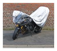 Mottez Housse moto A070P – Polyester 70 deniers, élastiques/sangle/œillets, 230x100x125 cm