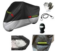 Housse de protection pour moto scooter Maxiscooter MAXIMOTO compatible avec Suzuki Quad Racing R 450 Taille XL 246 x 105 x 127 cm Couverture imperméable molletonnée coque PVC soleil pluie 250 g
