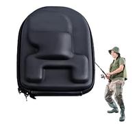 Housse de protection pour moulinet de pêche, petite housse de moulinet, sac de protection pour moulinet de pêche, sac de rangement pour moulinet gauche ou droitier, Noir , Voir description, Voir
