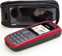 Housse de protection pour Nokia 1200 und 1208 Sac Cuir avec Clip Ceinture Protec