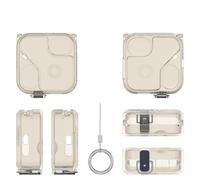 Housse de Protection pour Nothing Ear(3) Étui de Rangement en TPU à Coque Rigide pour écouteurs Boîte de Transport pour écouteurs Anti-Chute et Anti-poussière (Transparent Gray)