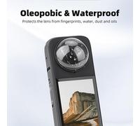 Housse De Protection Pour Objectif Insta360 X4 Pour Appareil Photo Panoramique Montage Rotatif Bouchon D'Objectif Haute Transmission Pc Pivotant Installé Accessoires De Protection D'Objectif[Z756]