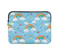 Housse de protection pour ordinateur portable 13" Bleu arc-en-ciel